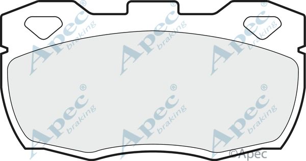 APEC BRAKING Комплект тормозных колодок, дисковый тормоз PAD591